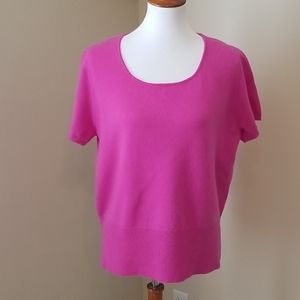 Talbots Short Sleeved Cashmere Sweater